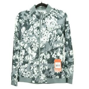 The North Face Women Rapida Jacket Balsam Green City Nature Print Size M 400105